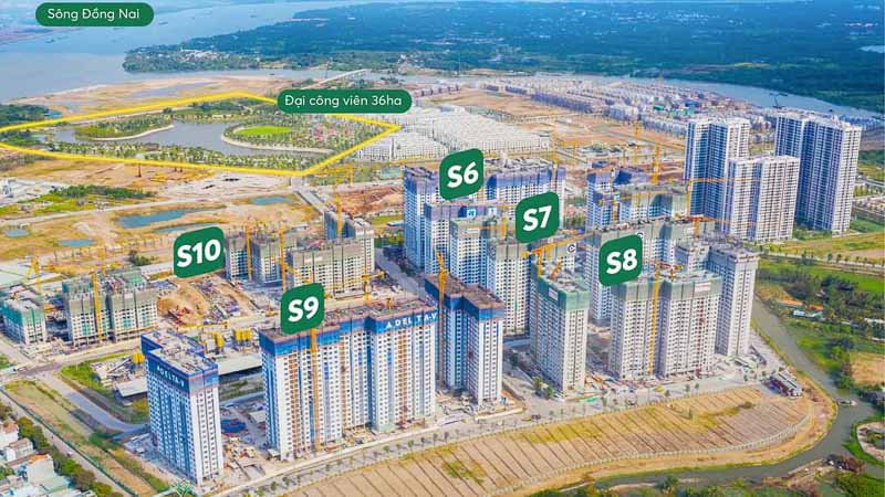 4 phân khu căn hộ Vinhomes Grand Park 2021 khác nhau thế nào